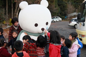 「そらべあ」の着ぐるみ